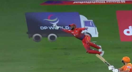 AIRBORNE! Shai Hope dazzled Dubai with a one-handed screamer