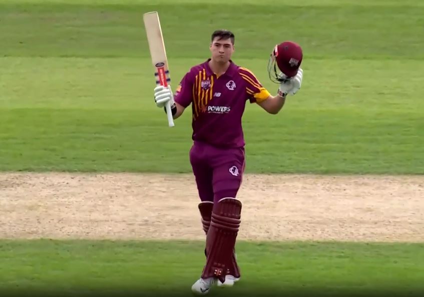 Tasmania vs Queensland: Matt Renshaw's 122 off 99 