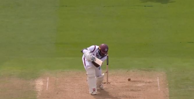 MIDDLE STUMP UPROOTED! Mark Wood's lightning pace castles Kirk Mckenzie