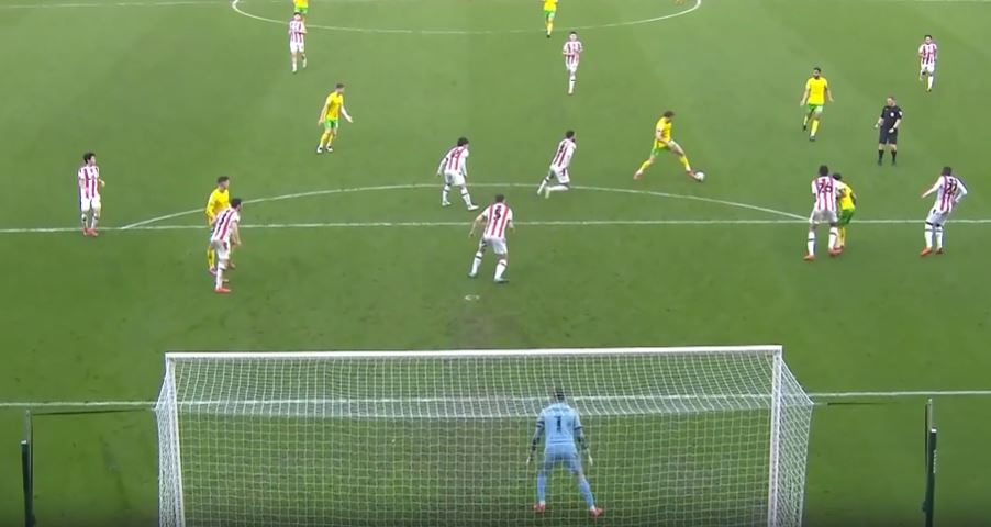 Top Corner Magic! Josh Sargent sliced and struck a blazing goal