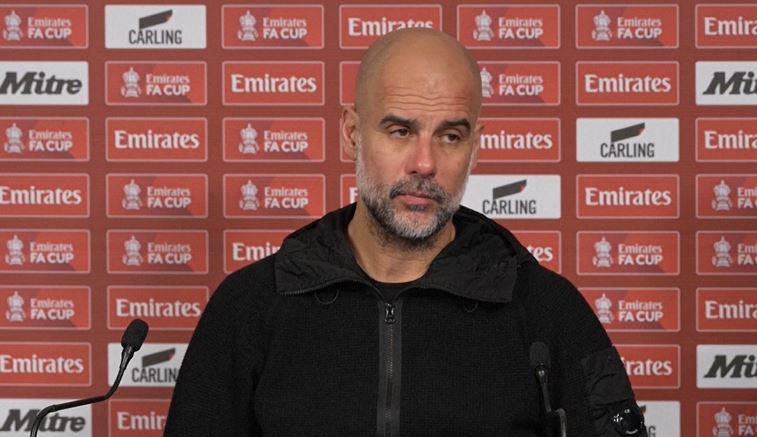 Pep Guardiola criticises the quality of FA Cup ball