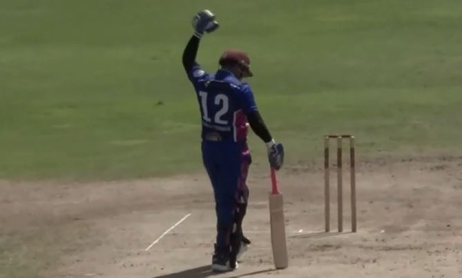 Samp Army Cocrico Cavaliers vs Blue Devils: Nicholas Sookdeosingh's 59 off 29 