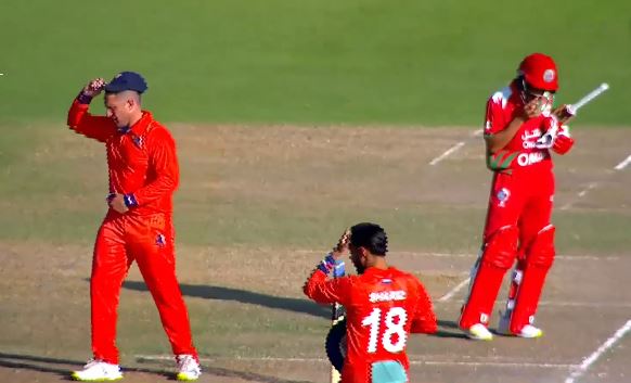 Oman beat Netherlands by 8 wickets