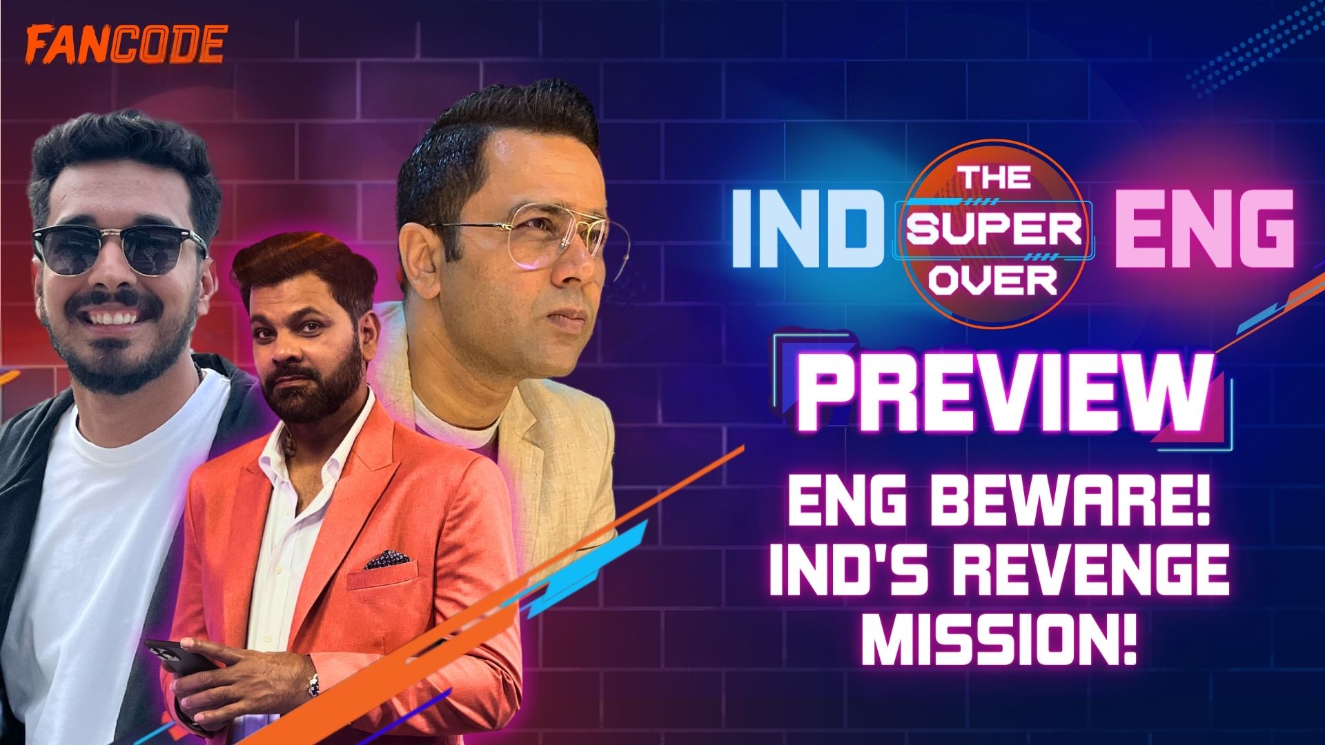 poster url for IND vs ENG: Pre-match analysis with Aakash Chopra and RP Singh