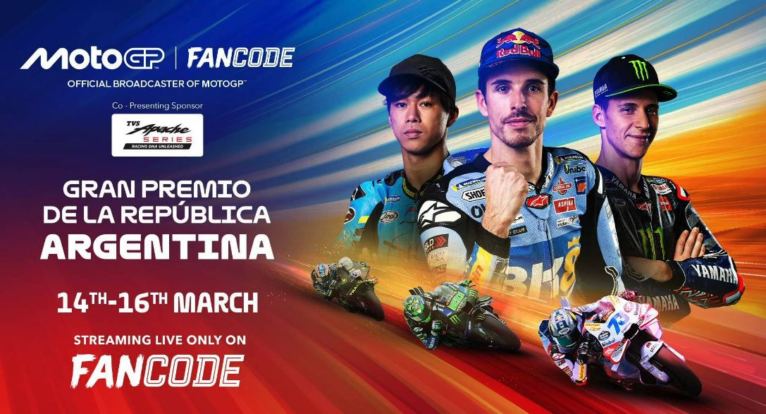 Argentina GP 2025 | Live on Fancode