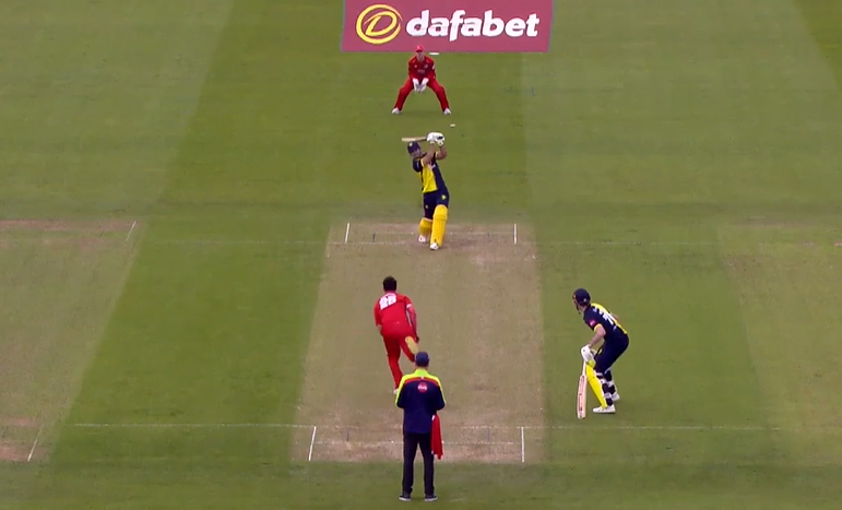 poster url for Durham vs Lancashire: David Bedingham's 78 off 42