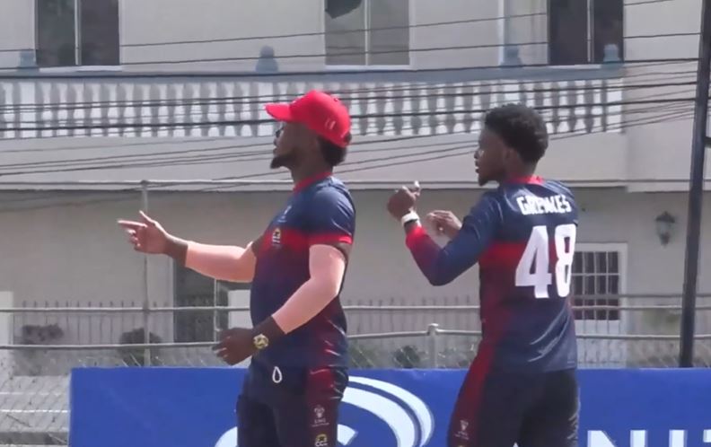 Combined Campuses and Colleges vs West Indies Academy: Romario Greaves's 5 for 45