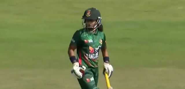 1st ODI: Sharmin Akhter's 96 off 89 