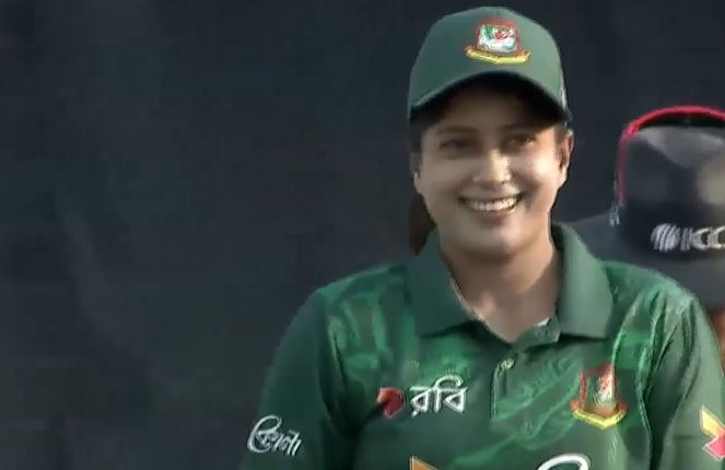 1st ODI: Sultana Khatun's 3 for 23