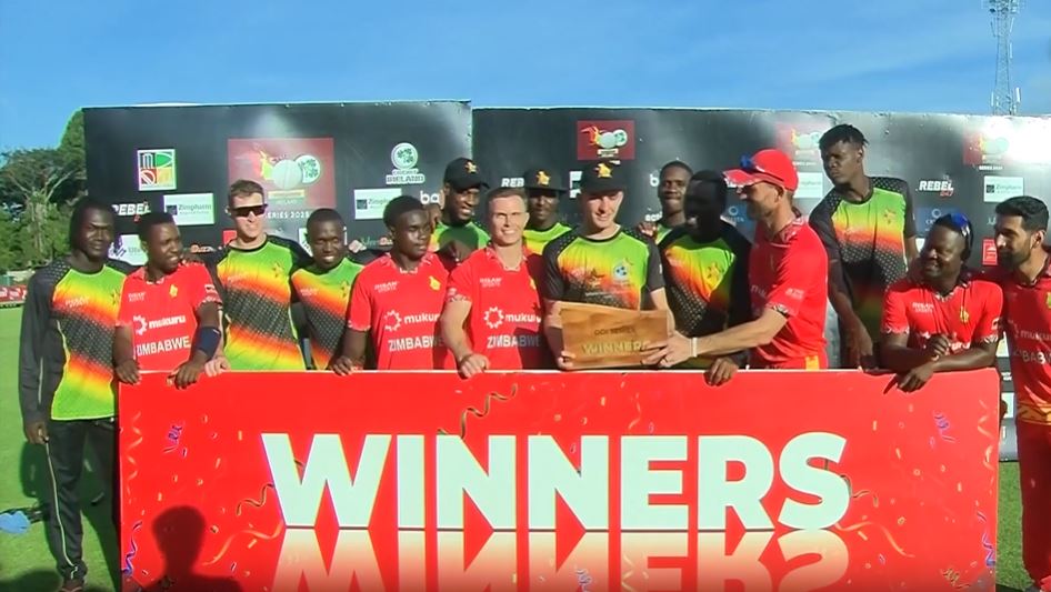 HISTORIC WIN! Zimbabwe's first ODI series win since 2023