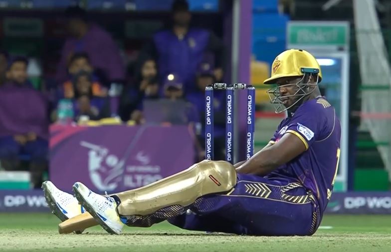 When Ducking Goes Wild! Watch Russell's accidental boundary