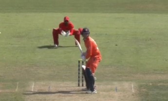 poster url for Netherlands vs Canada: Scott Edwards's 72 off 94