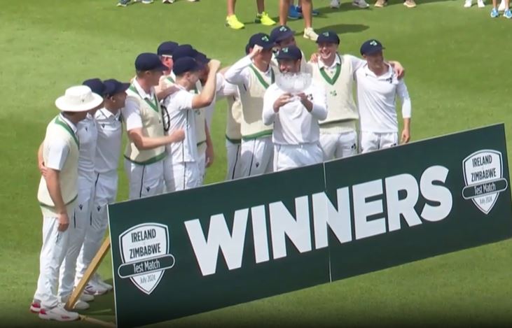 One-off Test: Ireland beat Zimbabwe by 5 wickets 