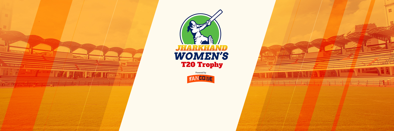 Match #1 - t20 of jharkhand women's t20 trophy, 2021: ranchi roses women vs dhanbad daffodils women banner