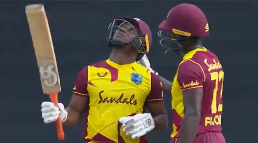 Evin Lewis wallops SA bowlers, scores 71 off 35