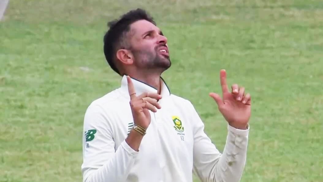 Maharaj 1st SA spinner to take hat-trick in Tests