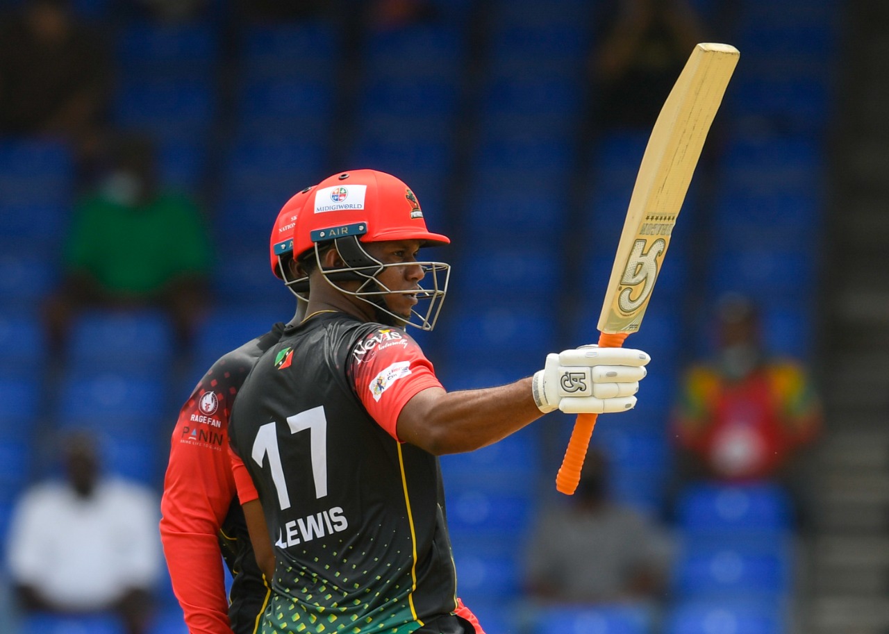 Lewis, Thomas shine as SKN win by 8 wickets
