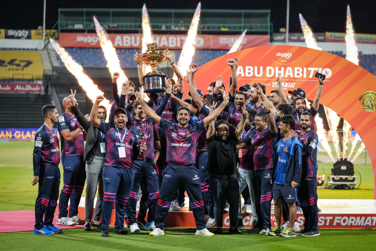 Russell, Cadmore star as DG lift the Abu Dhabi T10 title