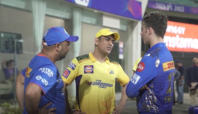 Post match meet ups after MI v CSK clash