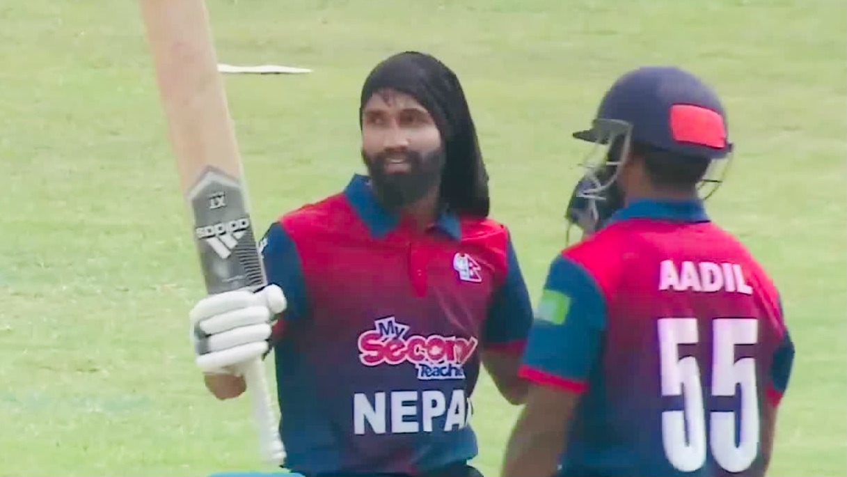 Airee scores brilliant century in Nepal's win