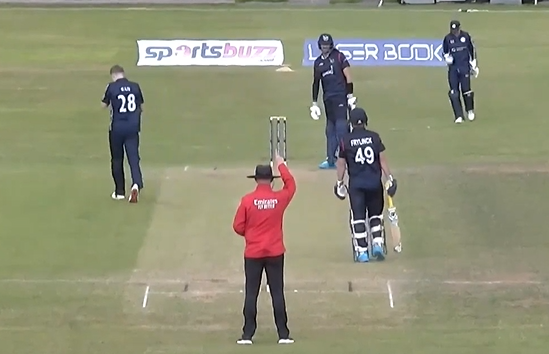 Scotland thrashes Namibia, win by 3 wickets