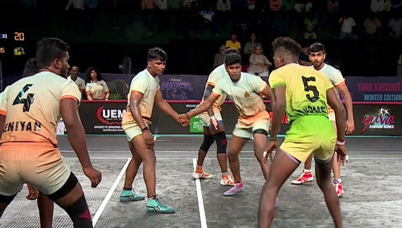 Arjun Rathi shines as Chola Veerans outplay Palani Tuskers 43-39