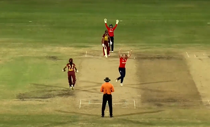 3 for 2 in 2.2 overs! Freya Davies's incredible spell steals the show