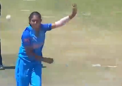 Parshavi rattles New Zealand batters with her 3-fer