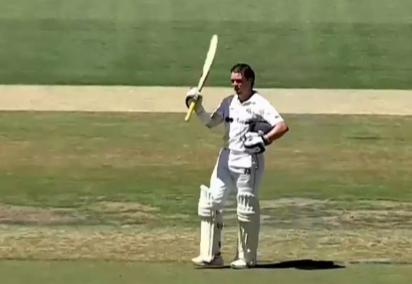 Harris's valiant 100 exhausts Queensland bowlers