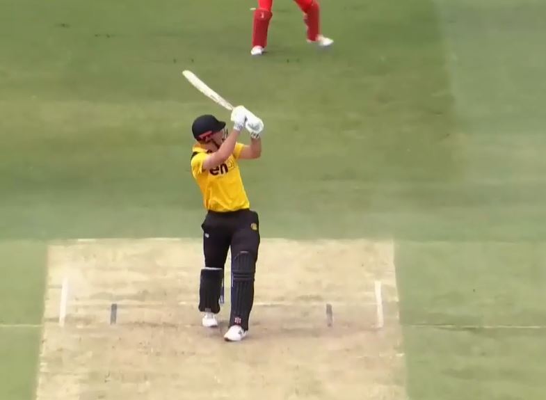 646! Mitchell Marsh takes Nathan McAndrew on a ride