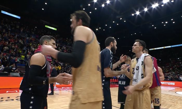 Dominant Olimpia Milano edge past Barcelona 84-76