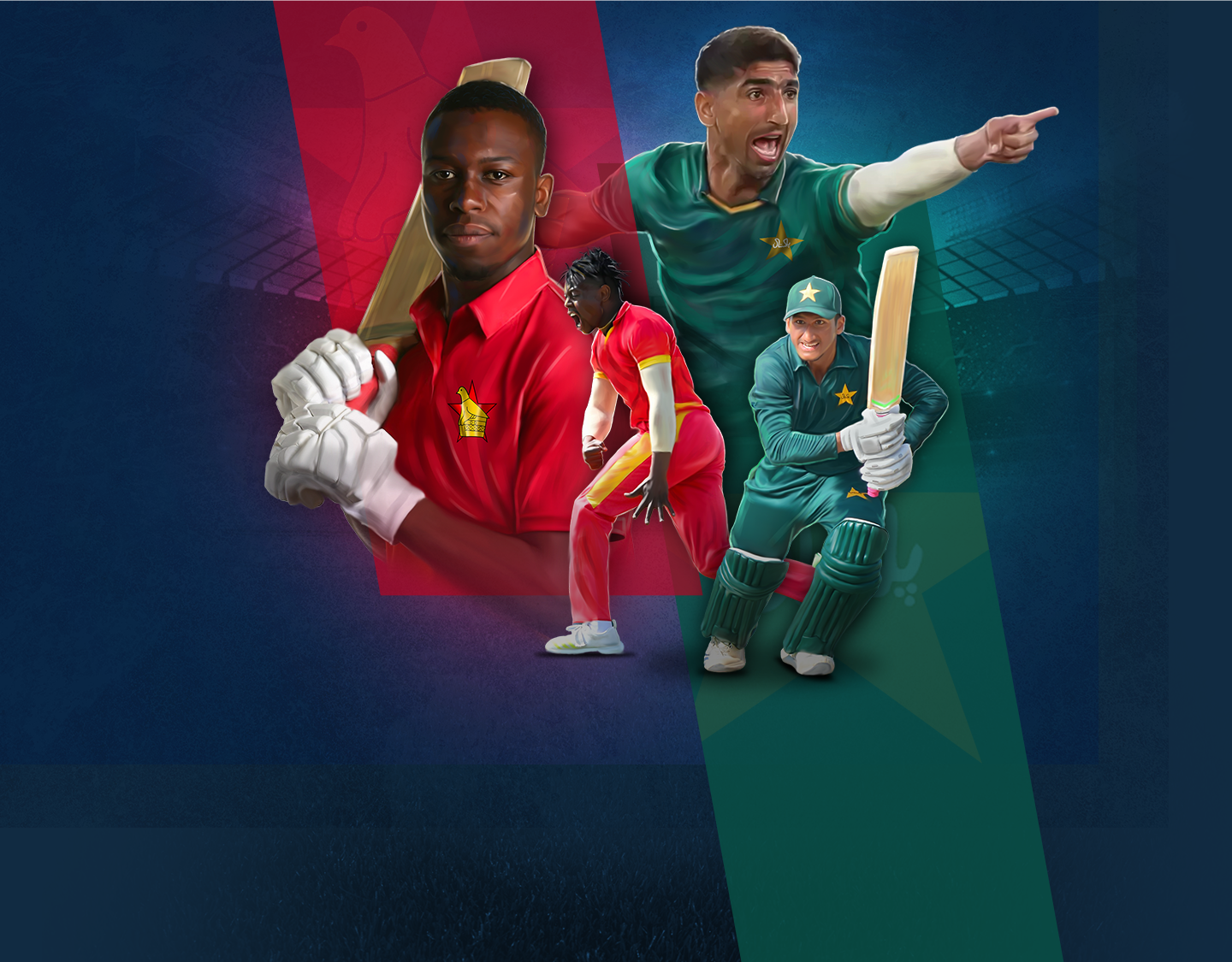 6th unofficial odi of zimbabwe a vs pakistan a: zimbabwe a vs pakistan shaheens banner