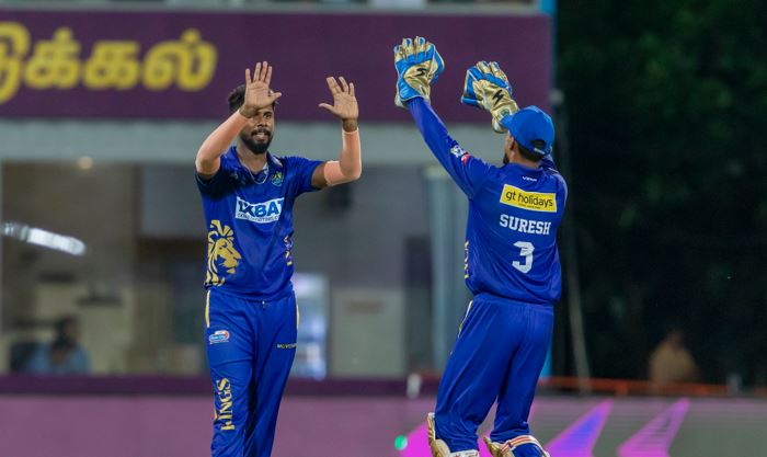 3-fer! Yudheeswaran restricts Super Gillies to 126