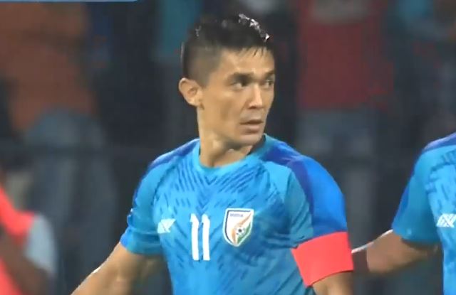Chhetri anchors India with a second goal