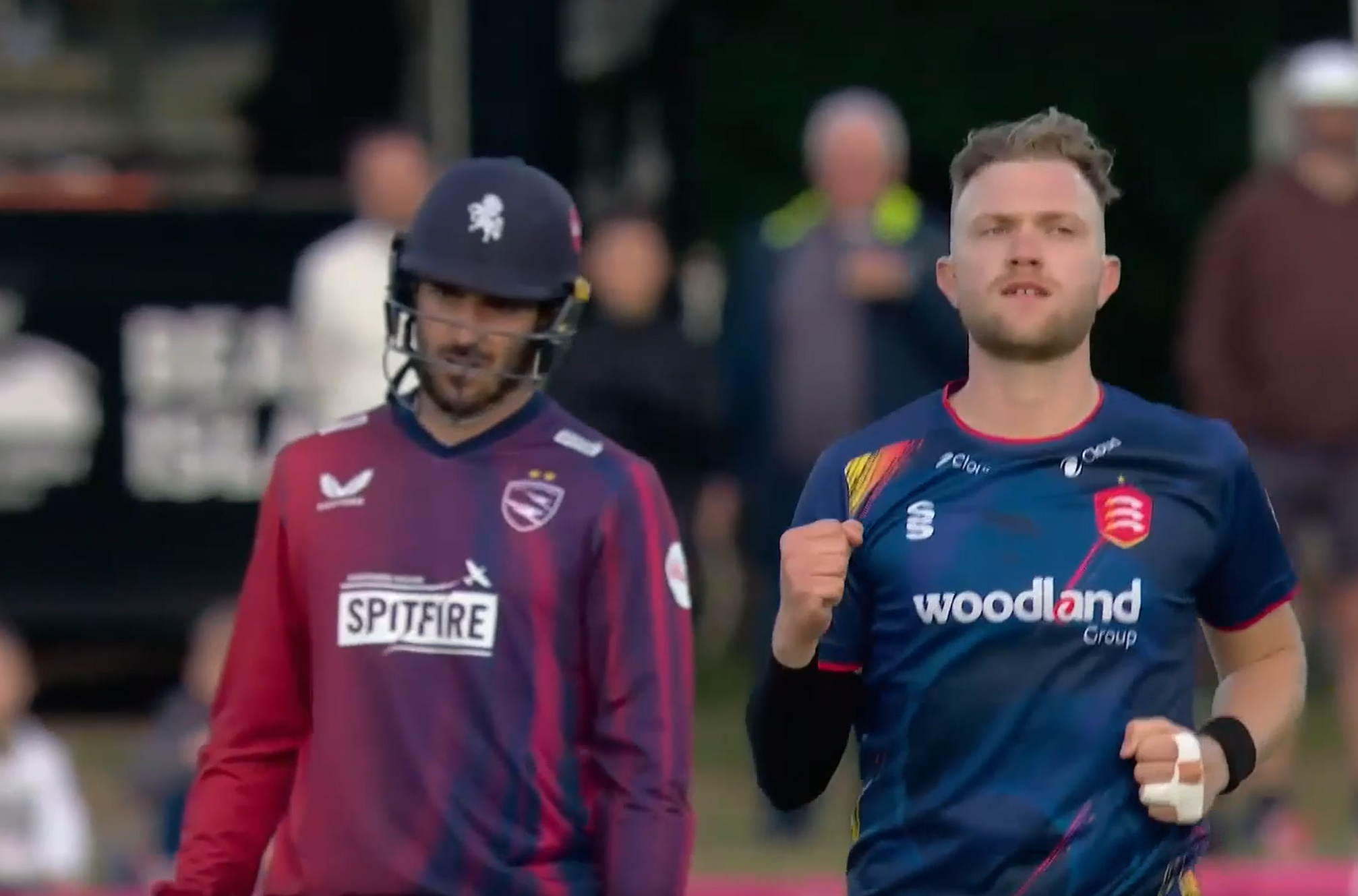 4-fer! Sam Cook blows Kent to bits