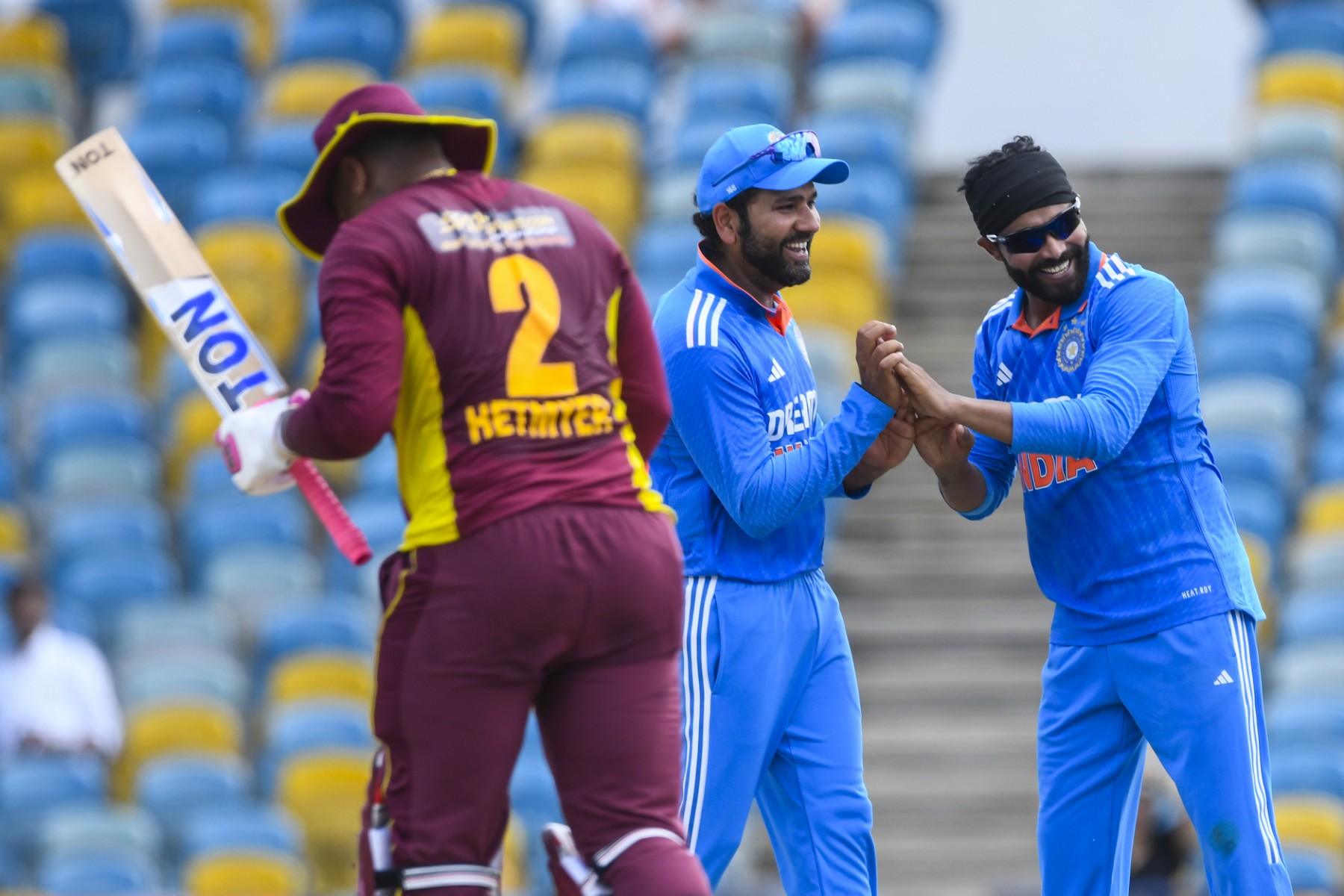 1st ODI: West Indies FOW