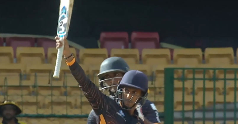 61* off 39! Krishnan Shrijith leads Hubli's fightback