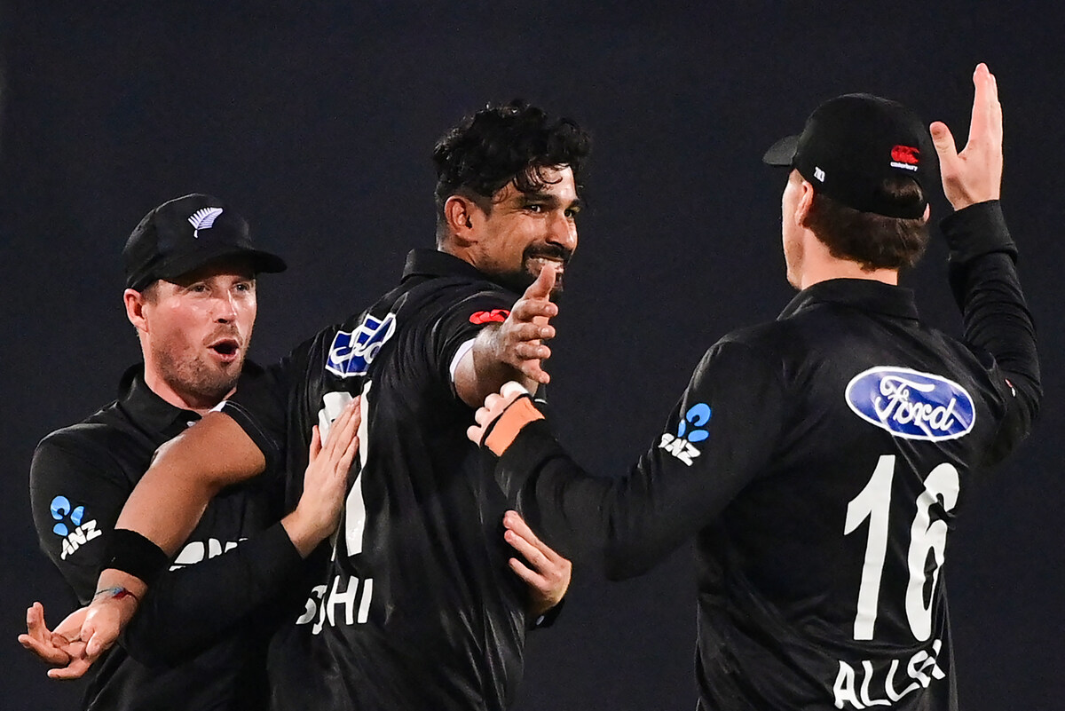 Ish Sodhi's lethal 6-fer serves New Zealand 86-run win