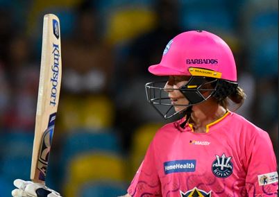 Erin Burns's sensational 53* sees Barbados Royals home