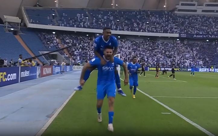 Al Hilal's Mitrovic seals hat-trick with acrobatic goal