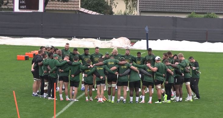 South Africa train ahead of RWC final against New Zealand