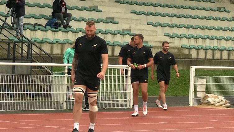 South Africa train on eve of RWC semi-final against England