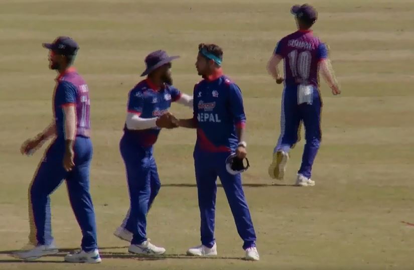 Nepal outmuscle UAE to qualify for the WC 2024