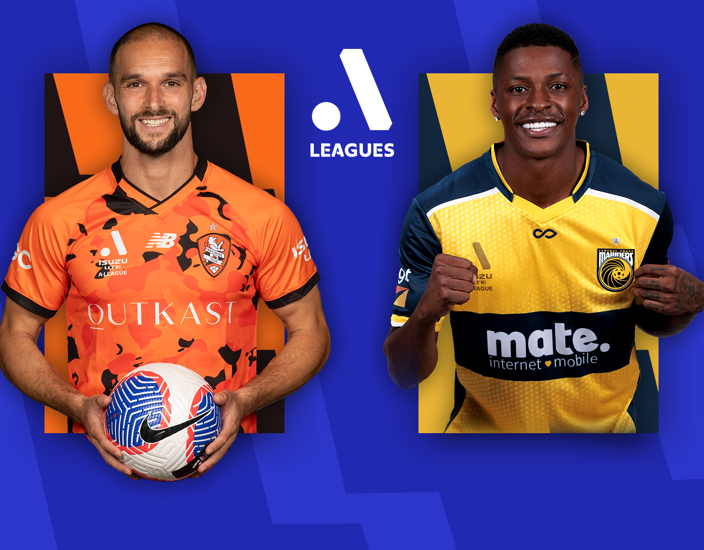 Brisbane Roar vs Central Coast Mariners Match #1 Live Match Streaming ...