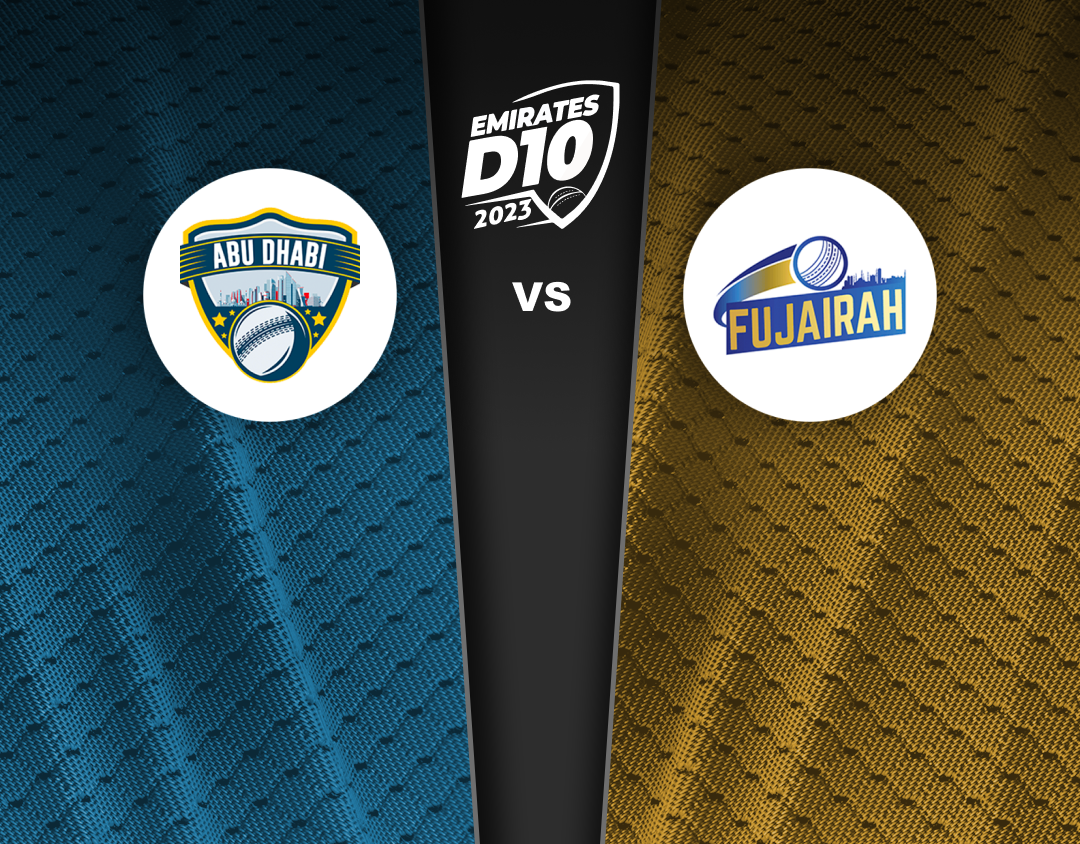 Abu Dhabi vs Fujairah Emirates D10 Tournament, 2023 cricket Match Live