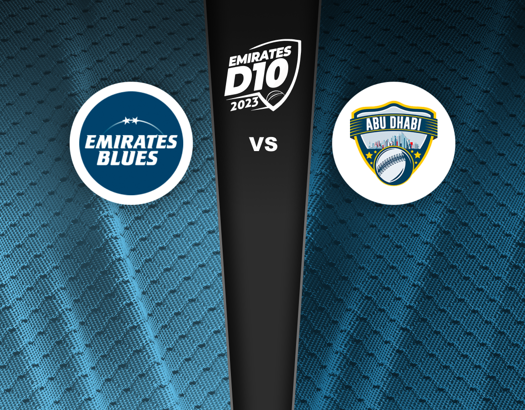 Emirates Blues vs Abu Dhabi Match 11 Match Live cricket Score Emirates