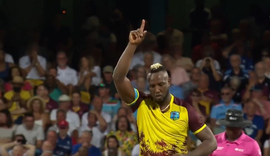 Andre Russell strikes with a 3-fer