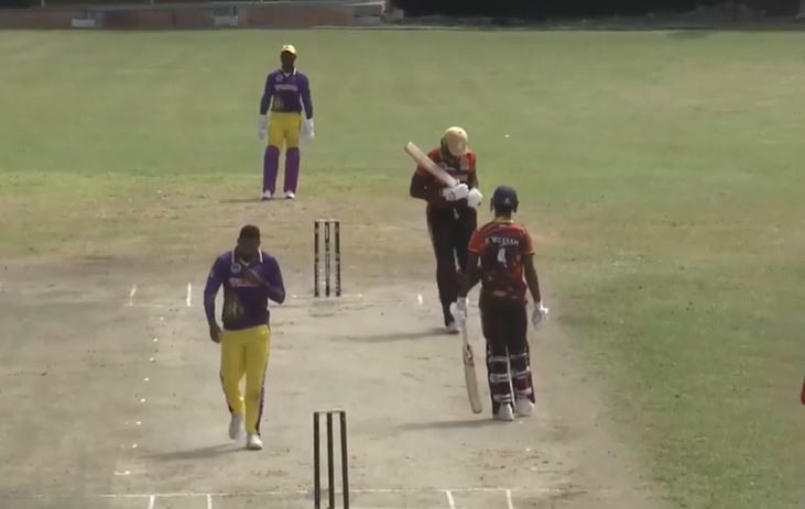 10 Sixes! Kadeem Alleyne smashes 28-ball 86