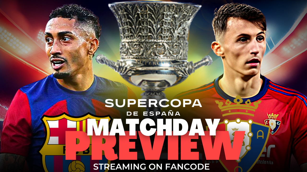 SuperCopa - Barcelona vs Osasuna