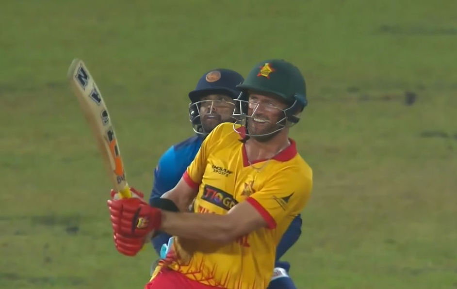 70 off 54! Flamboyant Craig Ervine smites Sri Lanka